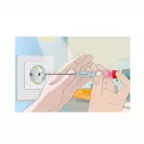 Отвертка фазомер LASERLINER TipTest Duo 140/190мм 2броя, АС 150-250V, изолирана пластмасова дръжка - small, 243547