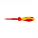 Отверткa кръстата KNIPEX PZ2 212/100мм, изолирана 1000V, CrV-Mo, двукомпонентна дръжка - small
