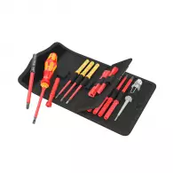 Отвертка с накрайници WERA 18части, 1000V, PH, PZ, SB, двукомпонентна дръжка