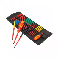 Отвертка с накрайници WERA Kom-Pos 0620 26части, PH, PZ, SB, TX, SW, двукомпонентна дръжка