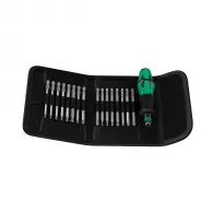 Отвертка с накрайници WERA Kraftform Kompakt 60 KK 17части, PH, PZ, SB, TX, двукомпонентна дръжка