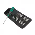 Отвертка с накрайници WERA Kraftform Kompakt 838 RA-R M Set 15части, PH, PZ, SB, TX, SW, двукомпонентна дръжка, с тресчотка - small