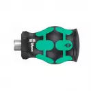Отвертка с накрайници WERA Kraftform Kompakt Stubby 6части, PH, PZ, SB, двукомпонентна дръжка - small, 248798