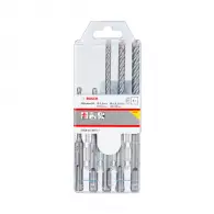 Свредла BOSCH SDS plus-5Х 5.0-10мм 5части, армиран бетон, HM, 4 режещи ръба, SDS-plus
