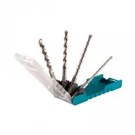 Свредла MAKITA 6.0-12мм 4части, за бетон, HM, 2 режещи ръбa, SDS-plus