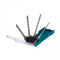 Свредла MAKITA 6.5-12мм 4части, за бетон, HM, 2 режещи ръбa, SDS-plus