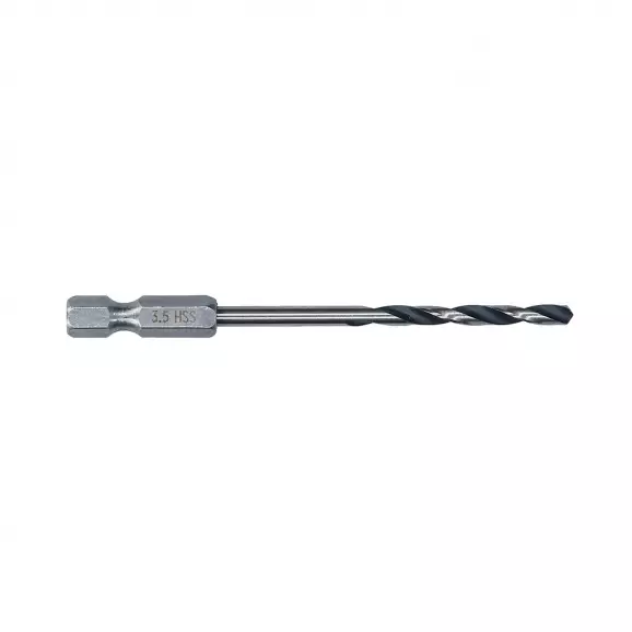 Свредло за метал BOSCH PointTeQ 3.5х79/39мм, DIN338, HSS 1/4