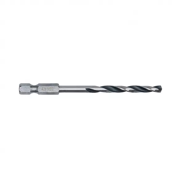 Свредло за метал BOSCH PointTeQ 4.5х87/47мм, DIN338, HSS 1/4