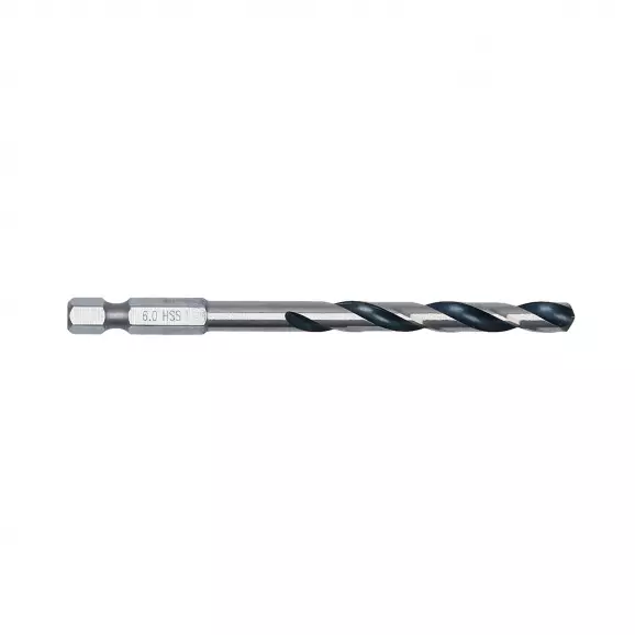 Свредло за метал BOSCH PointTeQ 6.0х98/57мм, DIN338, HSS 1/4