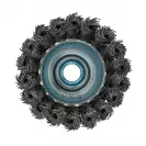 Четка камбанка за ъглошлайф MAKITA 75х0.5мм/М14, стоманена, плетена, 0.5мм-тел - small, 248441