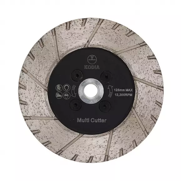 Диск диамантен KODIA MULTI CUTTER 125x3.1мм/M14, за рязане и шлайфане на гранит