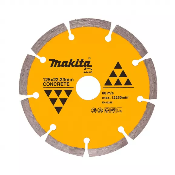 Диск диамантен MAKITA 125x1.9x22.23мм, за бетон, мрамор