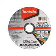 Диск карбофлексов MAKITA Multi Material 125х1.2х22.23мм, за рязане на -