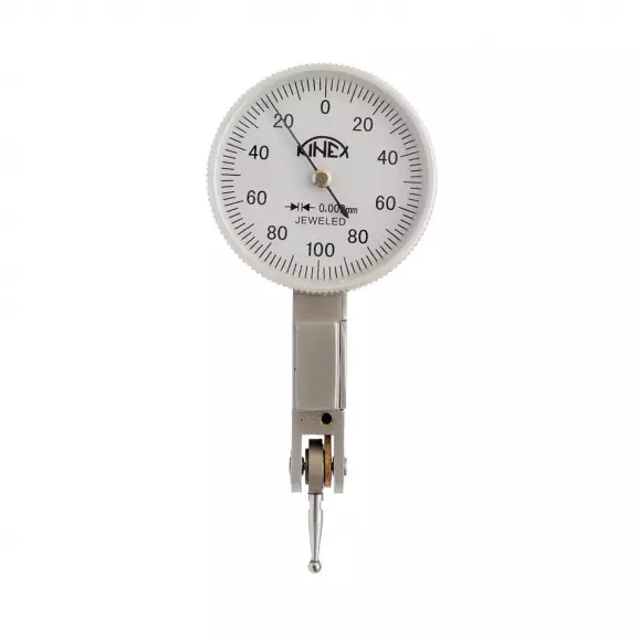Индикаторен тестов часовник KINEX/K-MET Horizontal, D39мм, точност: 0.01мм, стомана