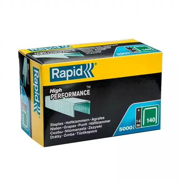 Кламери RAPID 140 14мм 5000бр., тип 140