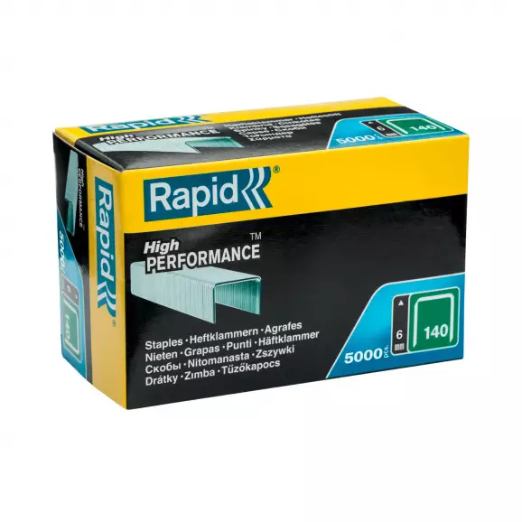 Кламери RAPID 140 6мм 5000бр., тип 140