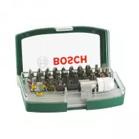 Комплект накрайници BOSCH Quick Change 32части, PH, PZ, SB, TX , шестостен с магнитен държач