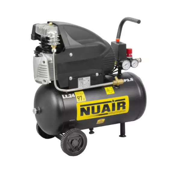 Компресор FINI NUAIR MK285/24, 24l, 10bar, 260 l/min, 1.8kW, 2.5hp, 230V