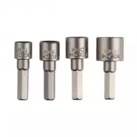 Накрайник камък комплект BOSCH 4части, SW 7.0, 8.0, 10.0, 13.0х36мм, C6.3, с магнит