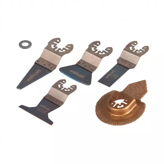Нож за мултифункционален инструмент WOLFCRAFT PRO 5части, за рязане на -
