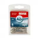 Попнит алуминиев NOVUS 2.4x6.0мм, 30бр. блистер - small