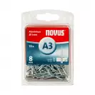 Попнит алуминиев NOVUS 3.0x8.0мм, 70бр. блистер - small