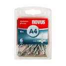 Попнит алуминиев NOVUS 4.0x6.0мм, 30бр. блистер - small
