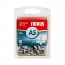 Попнит алуминиев NOVUS 5.0x8.0мм, 70бр. блистер - small