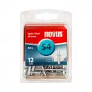 Попнит алуминиев NOVUS DIN7337 4.0x12мм, 20бр. блистер - small