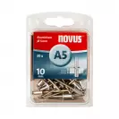 Попнит алуминиев NOVUS DIN7337 5.0x10мм, 30бр. блистер - small, 243996