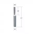 Прав фрезер MAKITA D=4мм I=13мм L=51мм S=8мм Z=2, HM - small, 248437