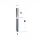 Прав фрезер MAKITA D=5мм I=13мм L=48мм S=8мм Z=2, HM - small, 248435