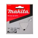 Шкурка велкро MAKITA White Velcro 94х94х94мм 10броя, за дърво, метал, лакове, с 6 отвора, бяла, триъгълна, самозалепваща - small, 248341