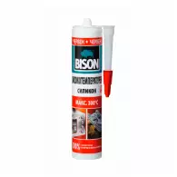 Силикон BISON High Temp 280мл - червен, за гарнитури, съединения и връзки