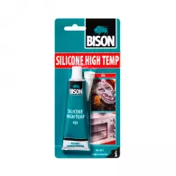 Силикон BISON High Temp 60мл - червен, за гарнитури, съединения и връзки