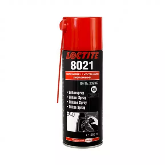 Масло силиконово LOCTITE LB 8201 400мл, за смазване на метални и неметални повърхности