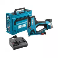 Такер акумулаторен NOVUS J-551, 18V, 2.0Ah, Li-Ion, за кламери тип: D,G и гвоздеи тип: Е
