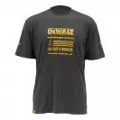 Тениска с къс ръкав DEWALT 100 Year Graphic Tee Shirt Grey M, сива - small