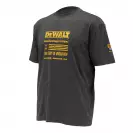 Тениска с къс ръкав DEWALT 100 Year Graphic Tee Shirt Grey XXL, сива - small, 246706