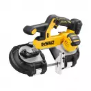 Акумулаторен лентов трион DEWALT DCS378N, 18V, 1.5-5.0Ah, Li-Ion, 860mm, 174m/min, безчетков - small