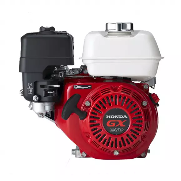 Двигател бензинов HONDA GX200UH2, 4.3kW, 200см3, хоризонтален вал 20мм/шпонка, вътрешна резба М8х1.25