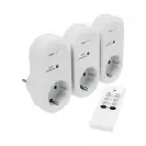 Контакт интериорен AS SCHWABE 16 A 230V.IP44, бял, открит монтаж 16 A, 20 IP, бял 1-контакт - small