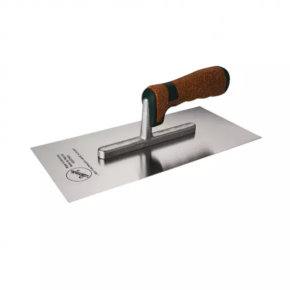 Маламашка за мазилка PAJARITO 3093R 280х130мм, права, неръждаема стомана, коркова дръжка