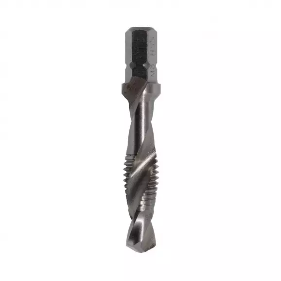 Метчик-свредло комбиниран ABRABORO M8x1.25, М-метрична стандартна резба, HSS-G