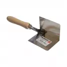 Мистрия за вътрешен ъгъл PAJARITO 8309R 75x100мм, неръждаема стомана, дървена дръжка, за мазилка - small, 244735