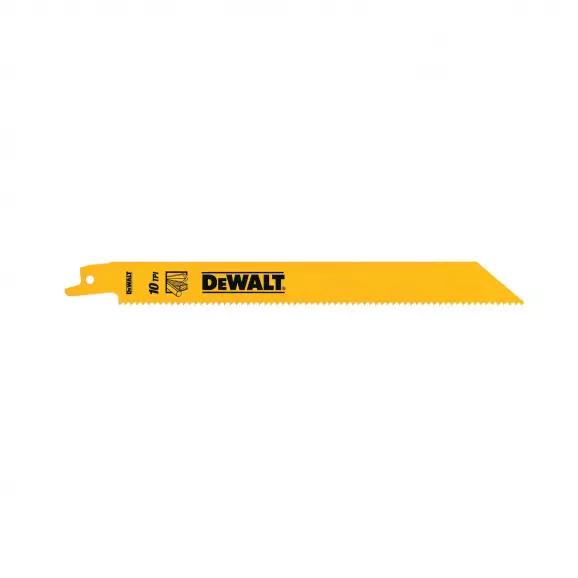 Нож за ел.ножовка комплект DEWALT 203мм 5бр, дърво, метал, BiM, захват универсален