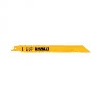 Нож за ел.ножовка комплект DEWALT 203мм 5бр, дърво, метал, BiM, захват универсален