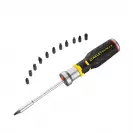 Отвертка с накрайници STANLEY 13части, PH, PZ, SB, TX, шестостен с магнитен държач - small