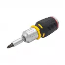Отвертка с тресчотен механизъм STANLEY 7части, PH, PZ, SB, с магнит - small, 249993