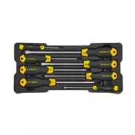 Отвертки комплект STANLEY 8части, PH, SB, двукомпонентна дръжка